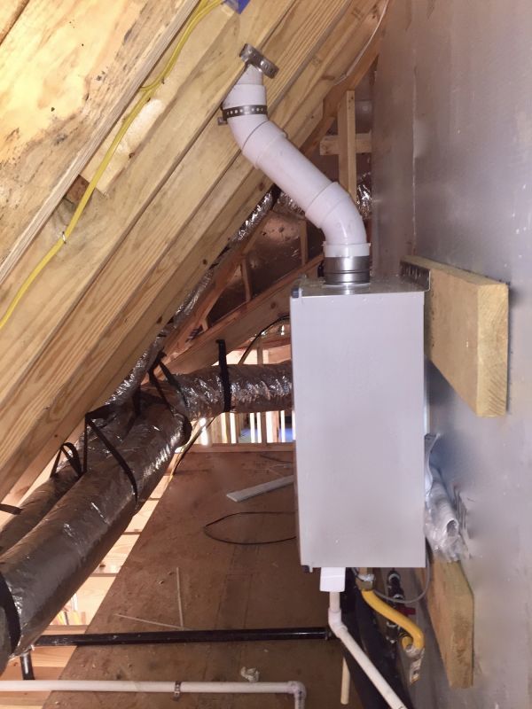 Tankless Heater Installation detail